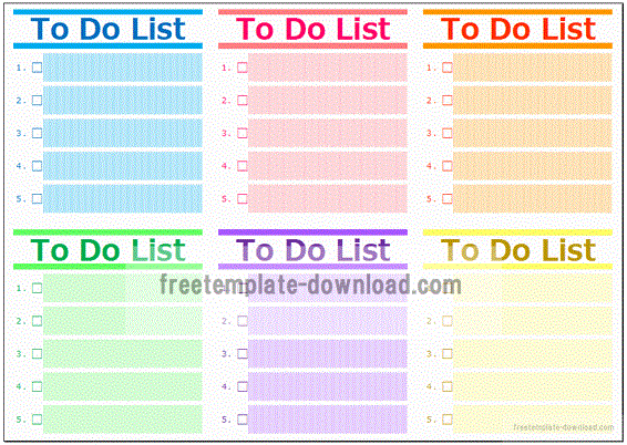 Excelで作成したTO DO LIST