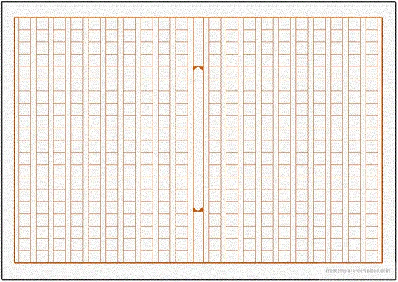 原稿用紙のテンプレート