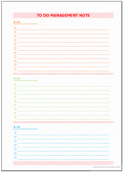 todo template excel