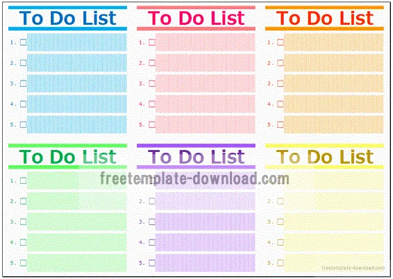 Excelで作成したTO DO LIST